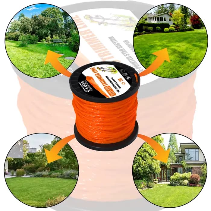 Ligne de débroussailleuse COSY2.0/2.4/2.7/3.3/4.0mm, spirale, enge, remplissage 2,4, ULnylon, pour t