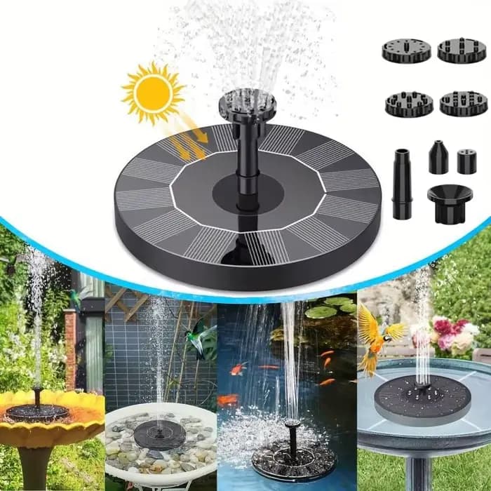 Pompe à eau de fontaine solaire 2.5W, pour bain d'oiseaux, étang, piscine, aquarium, pompe extérieur