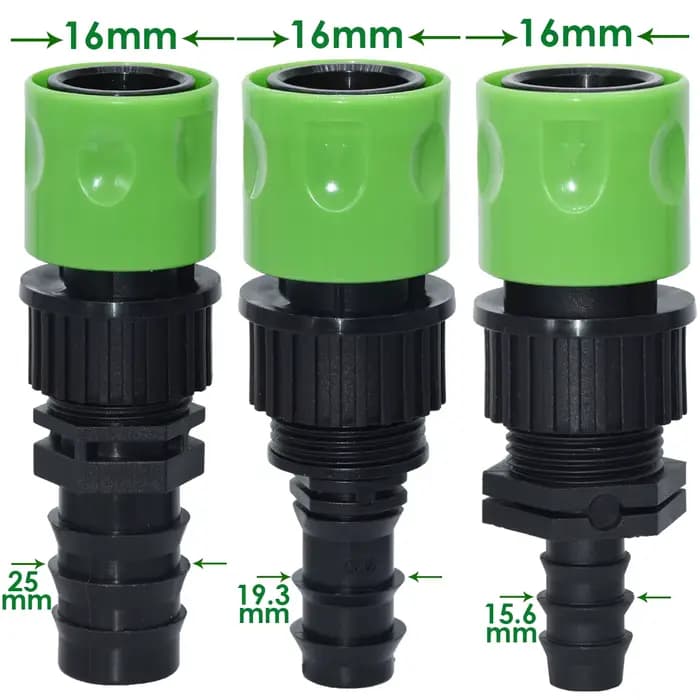 KESLA-Adaptateur Fileté pour Tuyau d'Irrigation Goutte à Goutte, Connecteur Rapide pour Tuyau PE de 