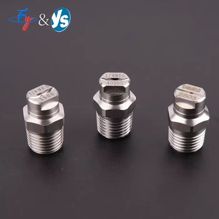 1/4 ''15/25 degrés MEG buse de ventilateur plat haute pression, nouvelle buse de Jet plat pour le la