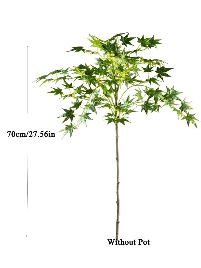 Fausses plantes japonaises artificielles en érable, 70-140cm, grande branche d'érable, griffe de pou