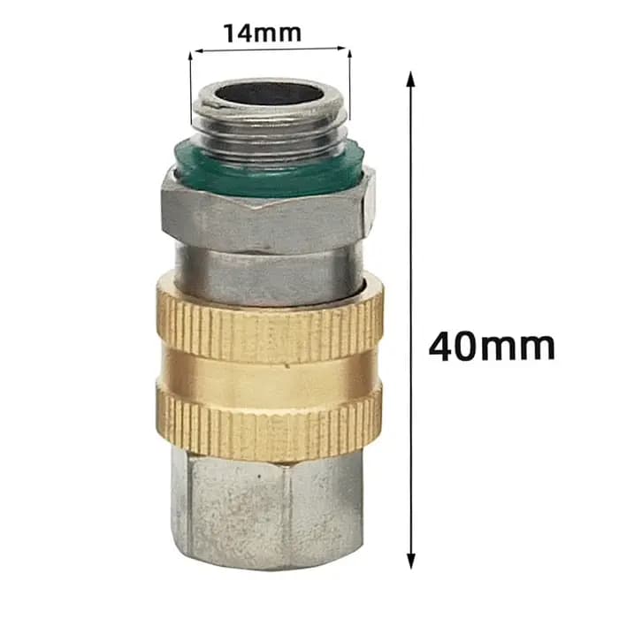 Connecteur rapide en cuivre pour pompe à piston de dosage agricole, accessoires de connecteur de dis