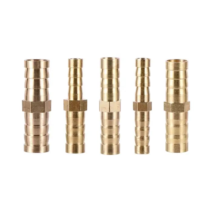 Connecteur droit en laiton barbelé, 6/8/10/12mm, 8mm à 6mm, joint de réduction barbelé, d'argile de 