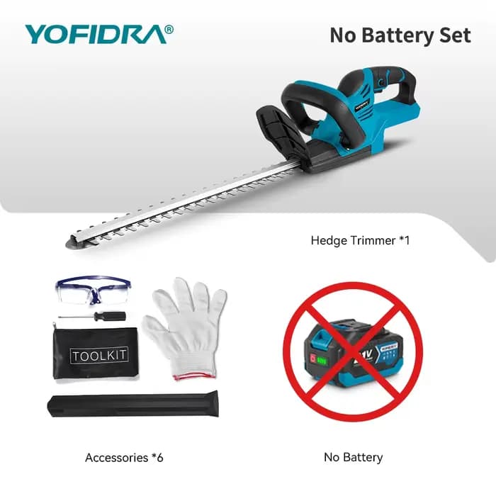 Taille-haie électrique YOFIDRA 2000W 15000RPM, tondeuse à gazon, outil de jardinage et d'aménagement