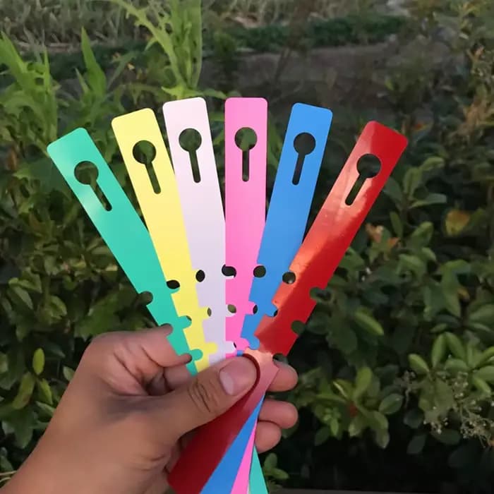 Étiquette volante pour plantes de jardinage, 30 à 100 pièces, carte d'identification en plastique, e