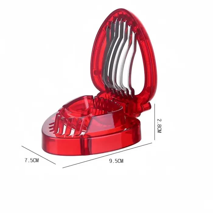 Trancheur de fraises en acier inoxydable, lame tranchante, petit outil pour décorer des tasses à Des
