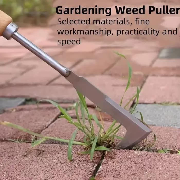 Outil de désherbage en acier inoxydable, outil de jardinage manuel polyvalent en forme de L, utilisé