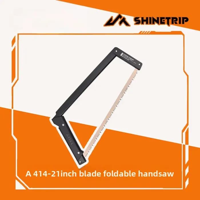 Scie à main pliable mini portable ShineTrip, outil multi-usage pour le camping, le jardin et la coup