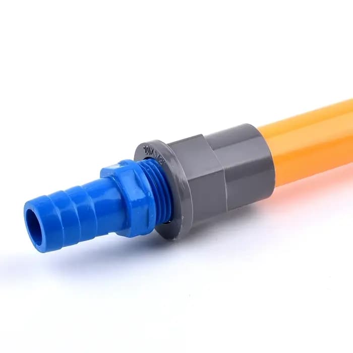 Joendoco-Douille de tuyau en cuivre PVC gris, filetage femelle, droit, d'argile de jardin, tube d'al