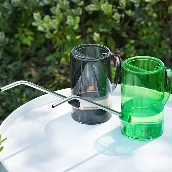 Arrosoir de jardinage avec poignées de grande capacité, bouilloire d'arrosage amovible, acier inoxyd