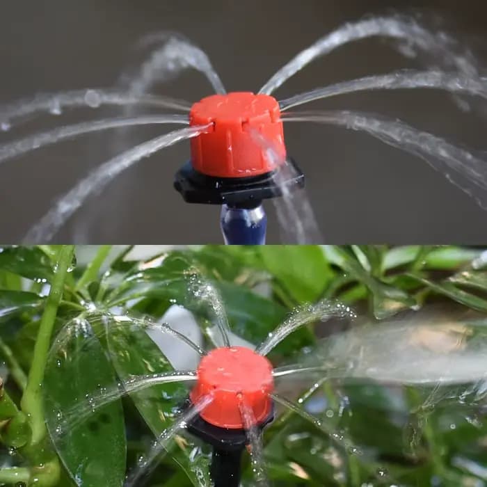 Kit d'irrigation goutte à goutte de jardin, système de refroidissement par micro brumisation, tuyau 
