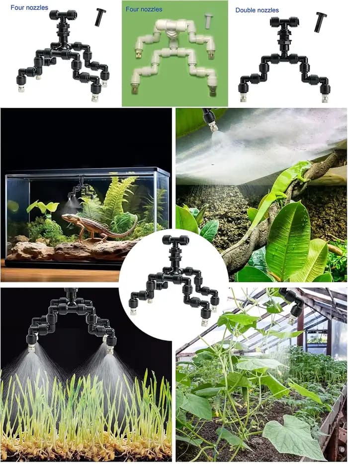 Système de brumisation pour reptiles, brumisateur de Terrarium pour caméléon, tortue, lézard, humidi