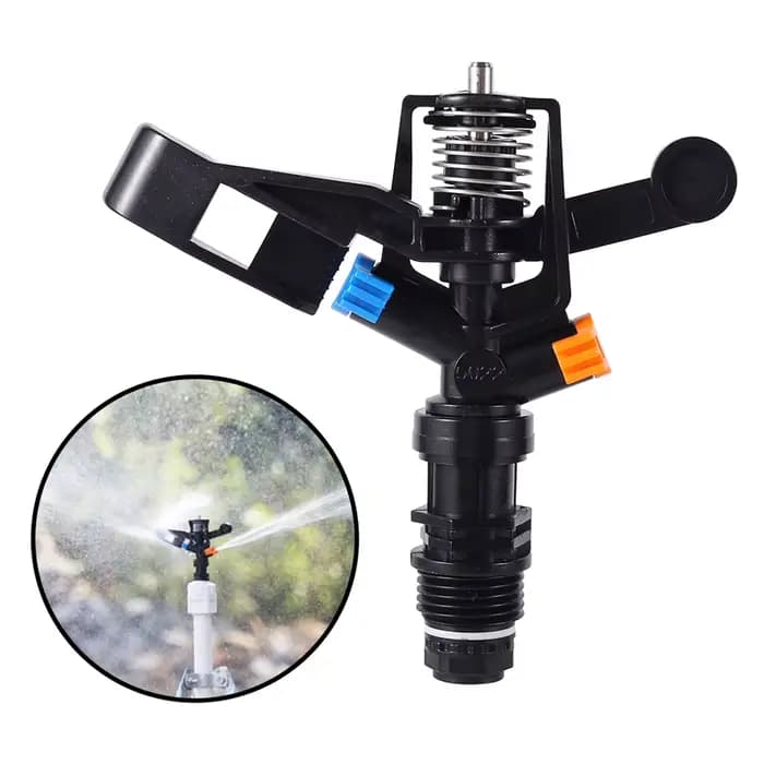 Arroseur à bascule buse de pulvérisation rotative automatique arroseur de jardin 360 degrés Agricult