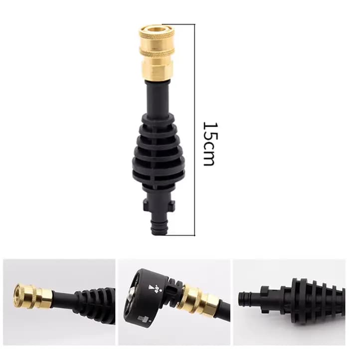 Adaptateur de tige d'extension de remplacement pour jardin, 15cm, pour nettoyeur haute pression Worx