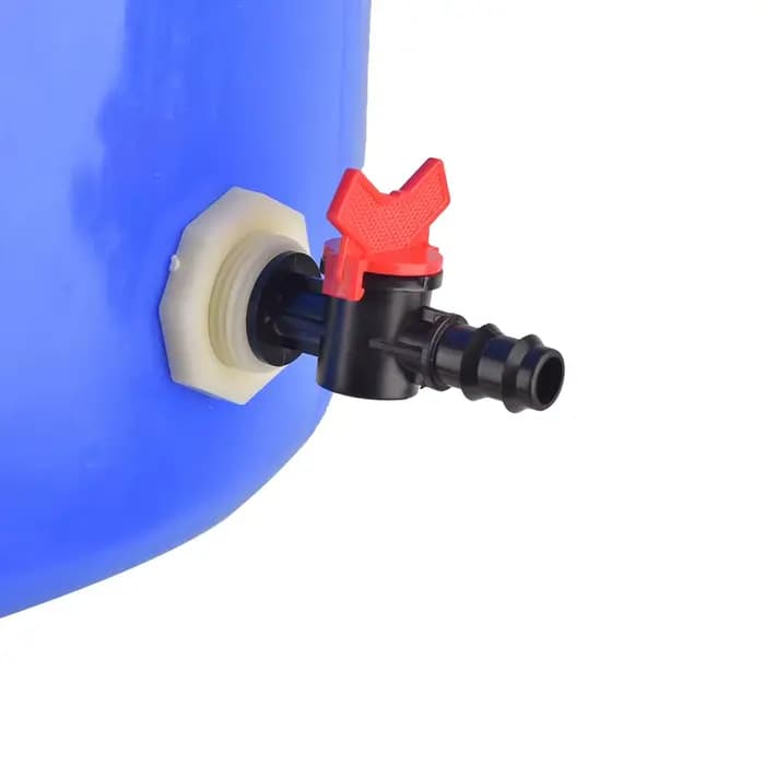 Adaptateur de Valve de cloison de baril de pluie en PVC de 3/4 pouces, Joints de connecteurs de Drai