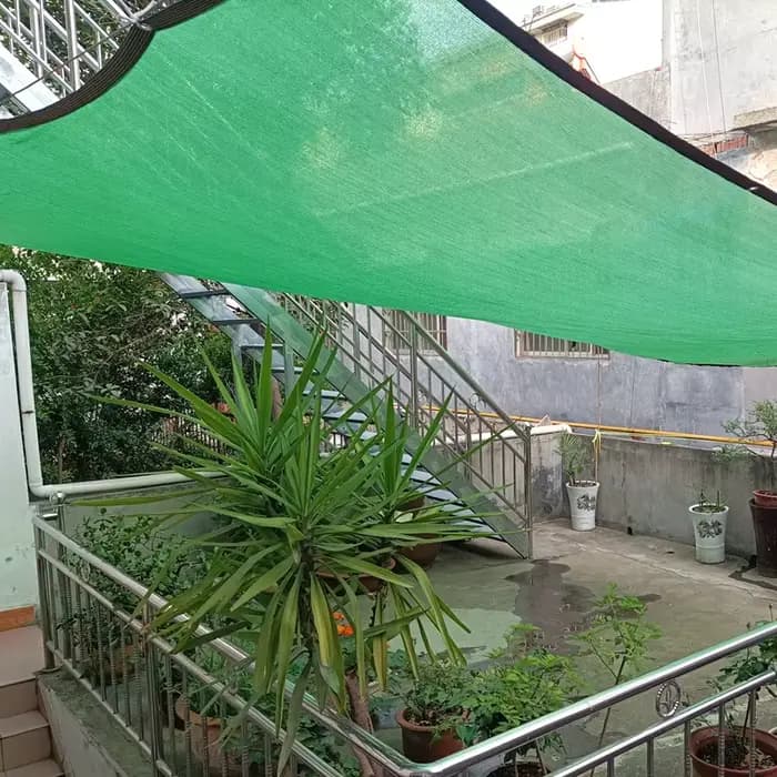 Filet d'ombrage vert anti-UV HDPE, 45%, 80%, gazébo extérieur en maille, couverture solaire pour ser