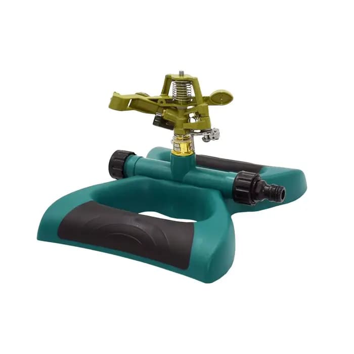 Arroseur de pelouse de jardin avec support de buse, arroseur d'eau rotatif en alliage de zinc, buses