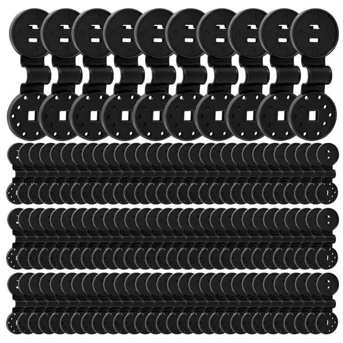 Pinces pour tissu d'ombrage, 100 pièces/50 pièces/20 pièces, œillets pour couverture en maille, tiss