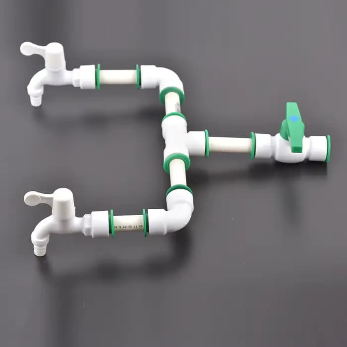 Raccords de assujetde tuyau d'eau PE PVC PPR, connecteur rapide, d'argile de jardin, décoration de l
