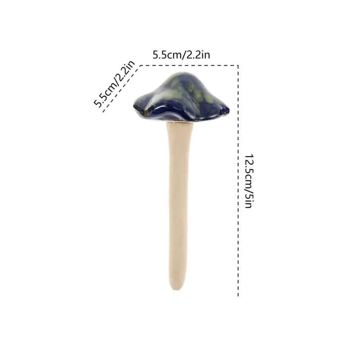 Décoration de champignons de jardin en céramique, tabouret crapaud, Statue de champignon, artisanat 