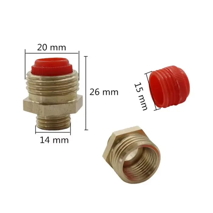 Buse de pulvérisation atomisante en cuivre pour l'irrigation des pelouses de jardin, le pulvérisatio