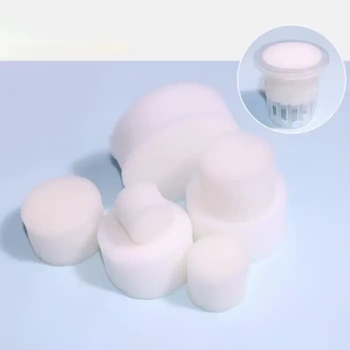 Éponge blanche pour paniers hydroponiques, 50 pièces, pour plantation de légumes de jardin, Pots de 