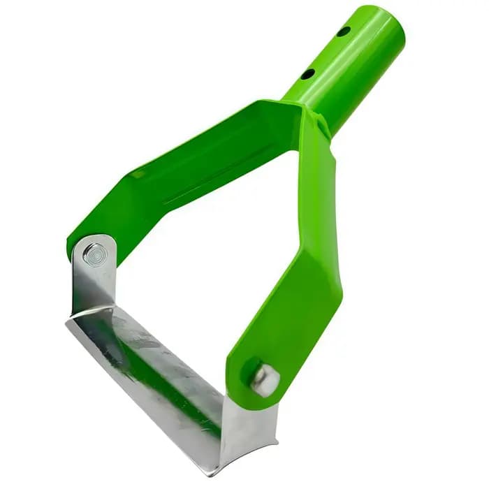 Houe de jardin robuste en acier au carbone, houe à boucle efficace pour le désherbage et le jardinag