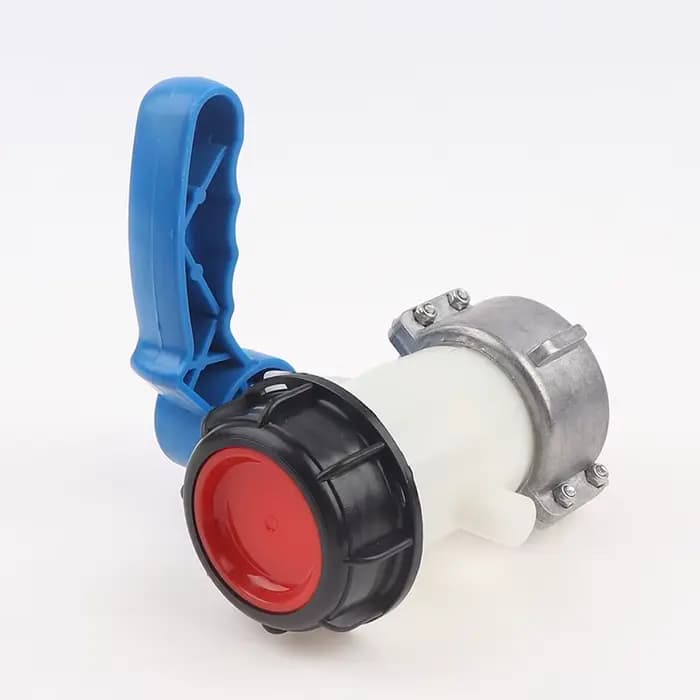 Adaptateur de vanne papillon pour citerne IBC 62mm 75mm 1000L, en alliage d'aluminium, pour irrigati