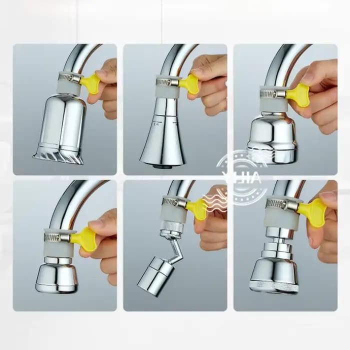 Adaptateur de robinet de jardin à Joint universel, convertisseur 1/2 ''avec pince, extension de barb