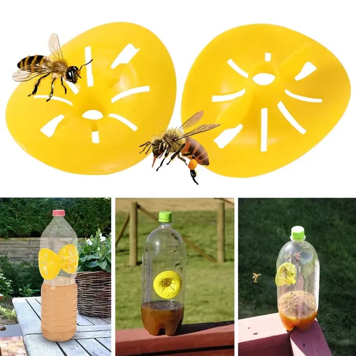 Piège à guêpes en forme de fleur, piège à insectes volants, entonnoir, tueur d'abeilles, jardin, mai