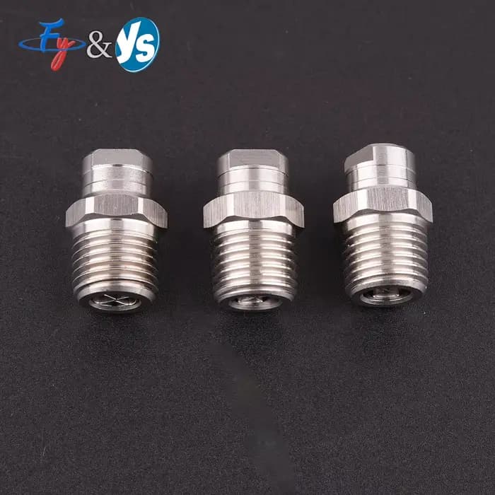 1/4 ''15/25 degrés MEG buse de ventilateur plat haute pression, nouvelle buse de Jet plat pour le la