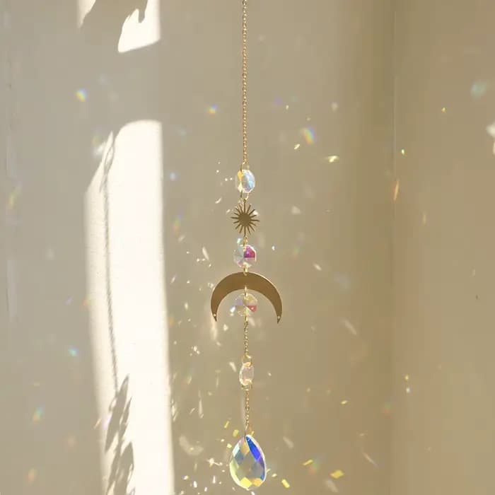 Attrape-Soleil en Clip pour Décoration de Jardin, Citroprisme, Arc-en-Ciel, Lumière, Fenêtre, Orneme