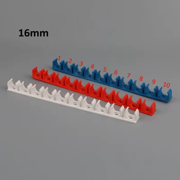 Collier de serrage pour tuyau d'eau, 2 pièces, 16mm 20mm, crochet de support de tuyau en PVC PPR, cl