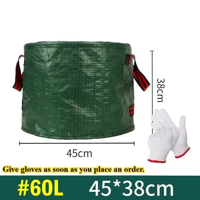 Sacs de défoliation épais pour jardinage, sacs de collecte de mauvaises herbes, feuilles et branches
