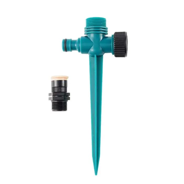 Arroseur de jardin 360 °   Système d'arrosage par Rotation, Tube automatique au sol pour l'agricultu