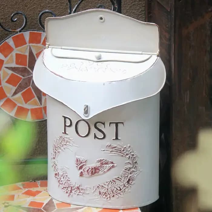 Boîte aux lettres d'extérieur Vintage pour cour, artisanat de décoration, boîtes aux lettres de sugg