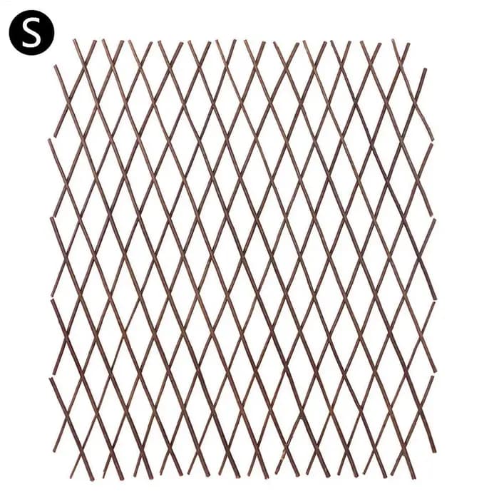 Clôture en bois rétractable Durable pour plantes, cadre d'escalade, support de décoration en treilli