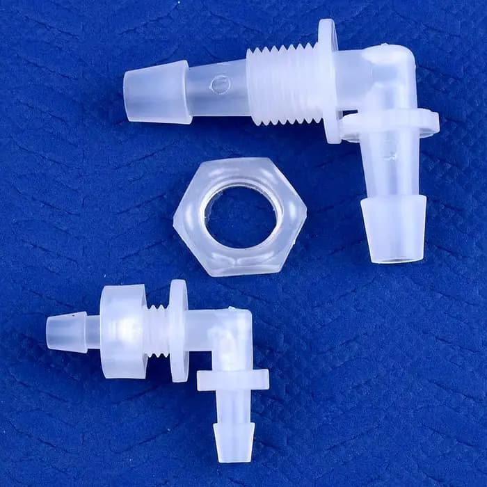 Connecteurs coudés pagode PP M6 ~ G1/2 à 2.4-11.1mm, 5 à 200 pièces, Joints de tuyau de pompe à Air 