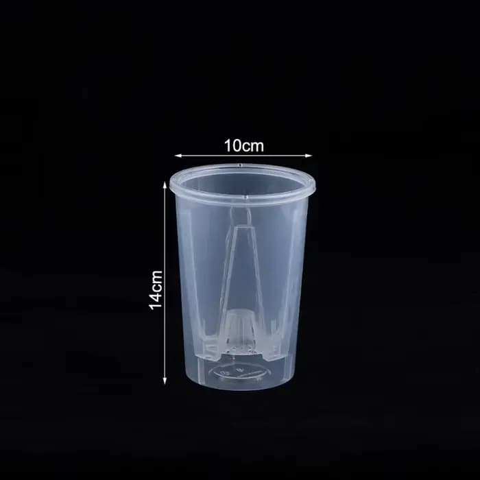 ♩ Pots à orchidées en plastique transparent avec trous, pot à plantes auto-arrosant transparent pour
