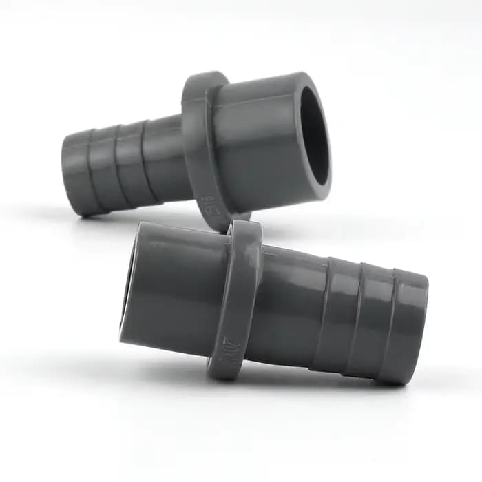 Connecteur de tuyau en PVC, raccords d'irrigation de jardin, Tube dur, Joint pagode en plastique, 20