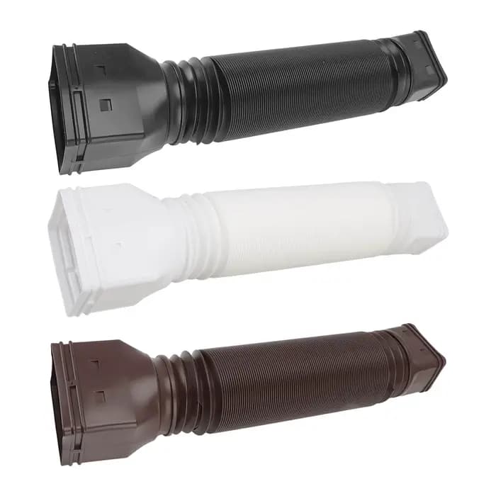 Rallonge de bec de descente rétractable, gouttière de pluie, tuyau de proximité, prolongateurs de vi