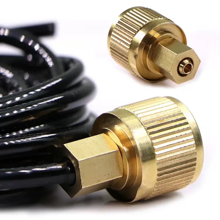 Adaptateur de Tuyau d'Arrosage de Jardin en Laiton, Connecteur Rapide, Raccord d'Irrigation, Rallong