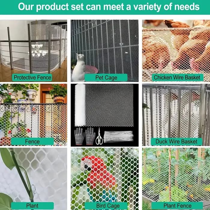 Filet de protection en maille pour animaux de compagnie, prévention des chutes, clôture antivol, fen
