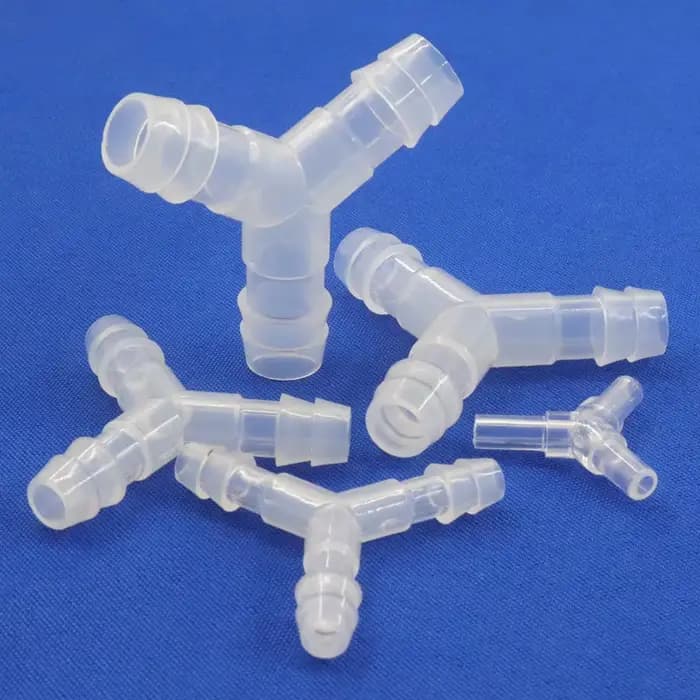 5 ~ 200 pièces 4 ~ 12 mm en plastique 120 ° Connecteur en T à diamètre égal de Type Y, inverseur d'e