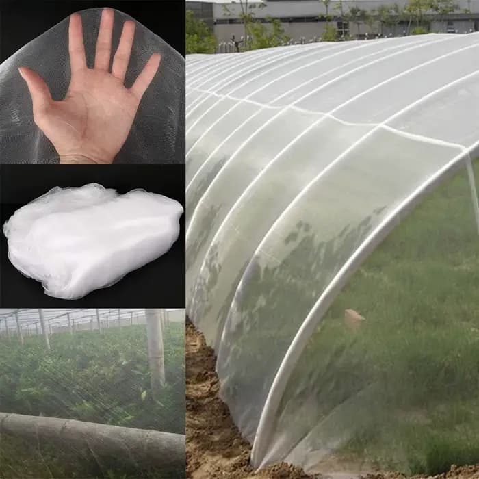 Filet de Protection contre les insectes de jardin, 60 mailles, pour fleurs, serre, plantes, fruits, 