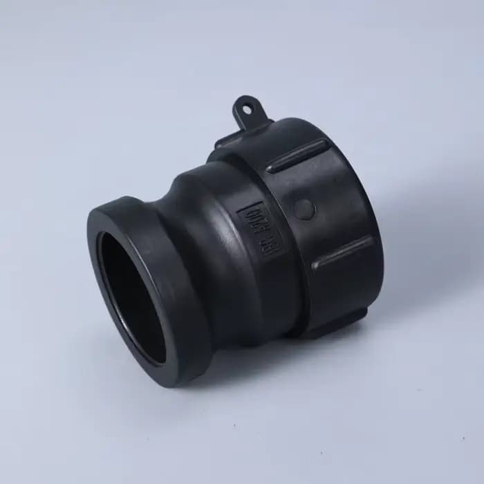 Caméra et rainure en polypropylène IBC A200 épais, adaptateur mâle 2 "x NPT femelle, 1 pièce