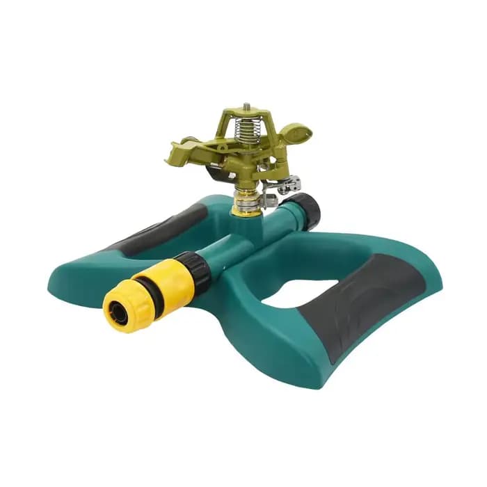 Arroseur de pelouse de jardin avec support de buse, arroseur d'eau rotatif en alliage de zinc, buses