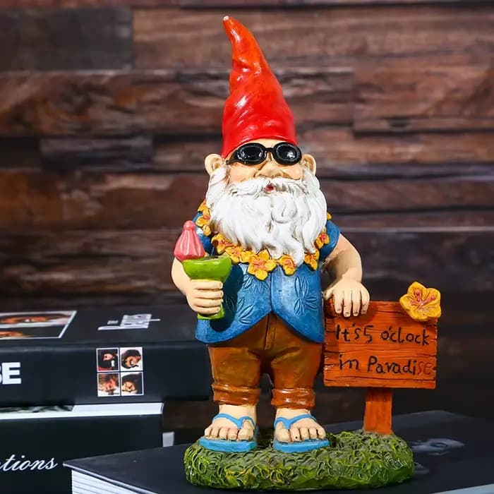 Statue de Gnome de jardin en résine, mignon, Zen, vilain, drôle, nains, magasin, ornements de pelous