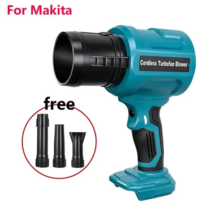 Souffleur turbo sans balais pour batterie Li-ion 18 V Makita/Dewalt/Milwaukee/Bosch/Ryobi, pour nett
