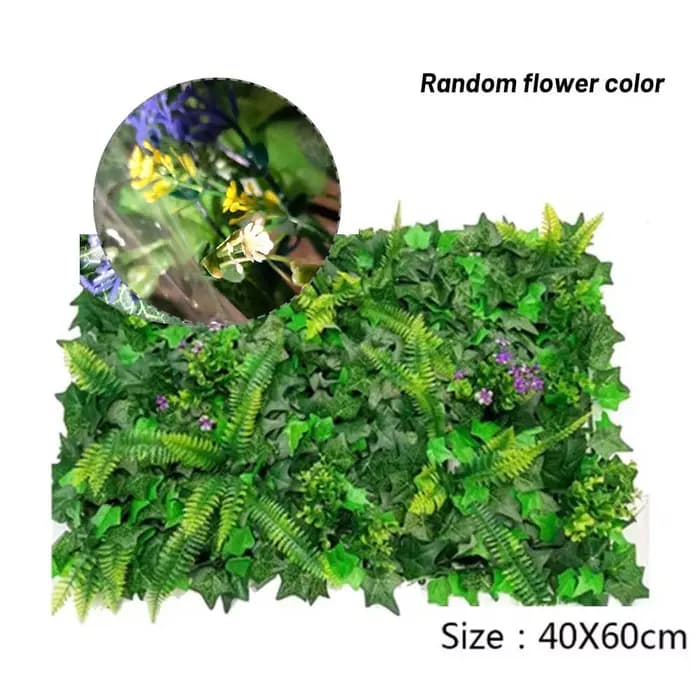 Plantes artificielles carrées en plastique, panneau mural pour pelouse, haie en buis, décor vert pou